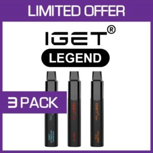 Vape Hub IGET LEGEND – 4000 PUFFS – 3 PACK