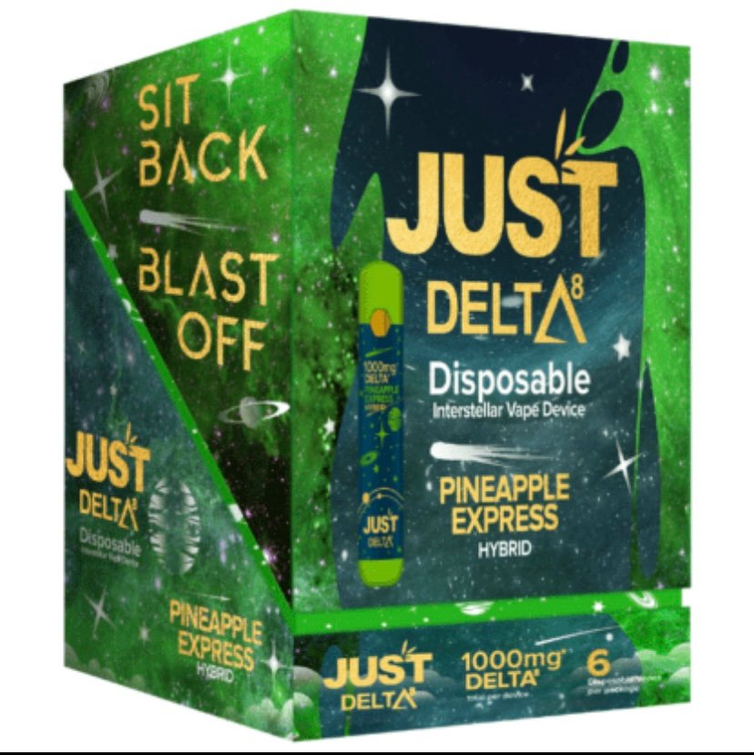 Vape Hub Delta 8 Disposables 6 Pack Pineapple Express