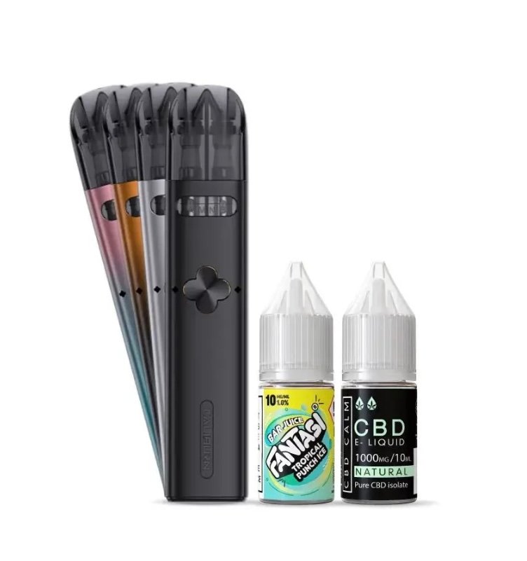 Vape Hub CBD & Bar Juice Vape Pack with Caliburn Explorer