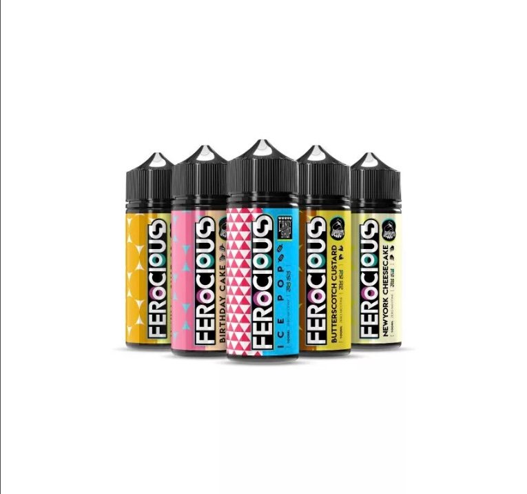 Vape Hub 5x Desserts Ferocious | 70/30 Shortfill Bundle
