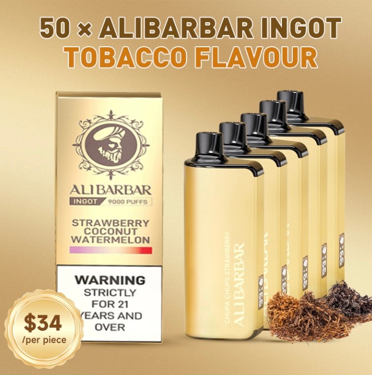 Vape Hub 50 × ALIBARBAR INGOT & TOBACCO
