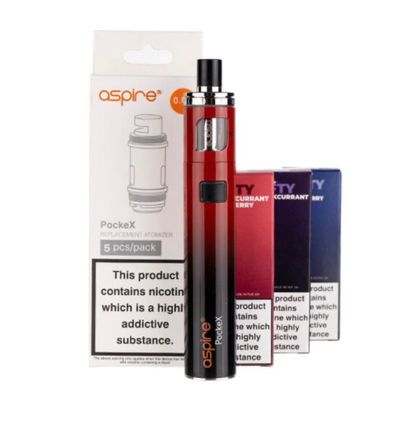 Vape Hub Aspire PockeX Kit Bundle