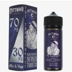 Black Cherries Infused Tobacco | The Tobacconist by Cuttwood E Liquid | 100ml Short Fill